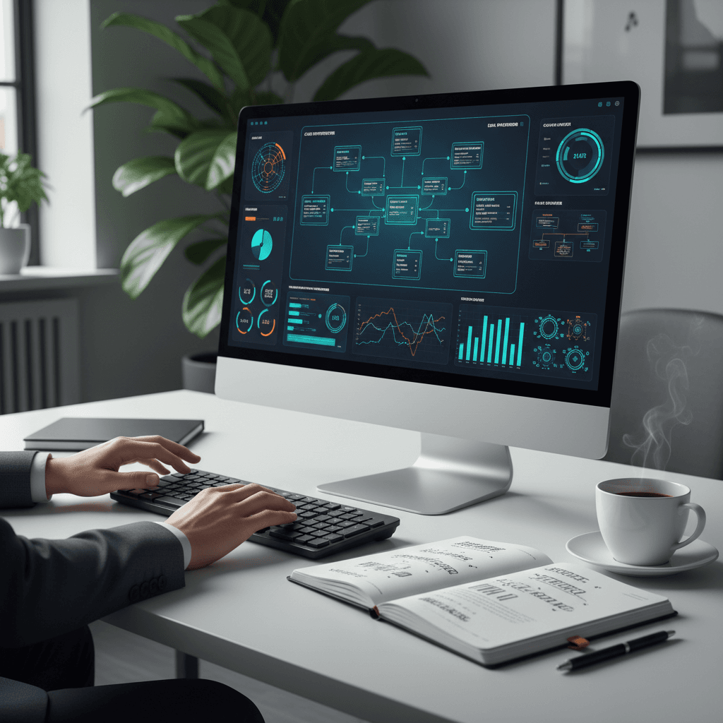 Sales pipeline automation workflow diagram