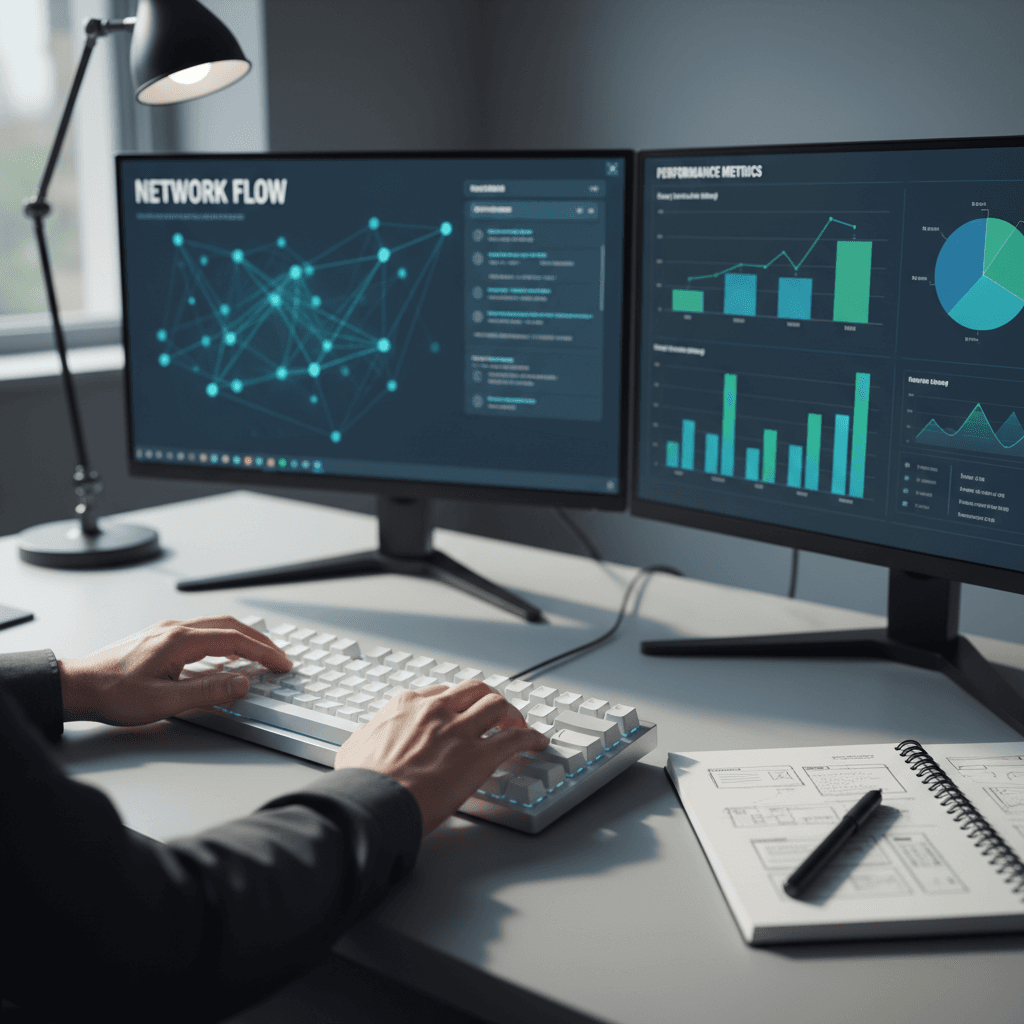 SamTech Global developer optimizing CRM workflows on Zoho dashboard